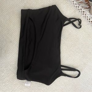 Black crop top